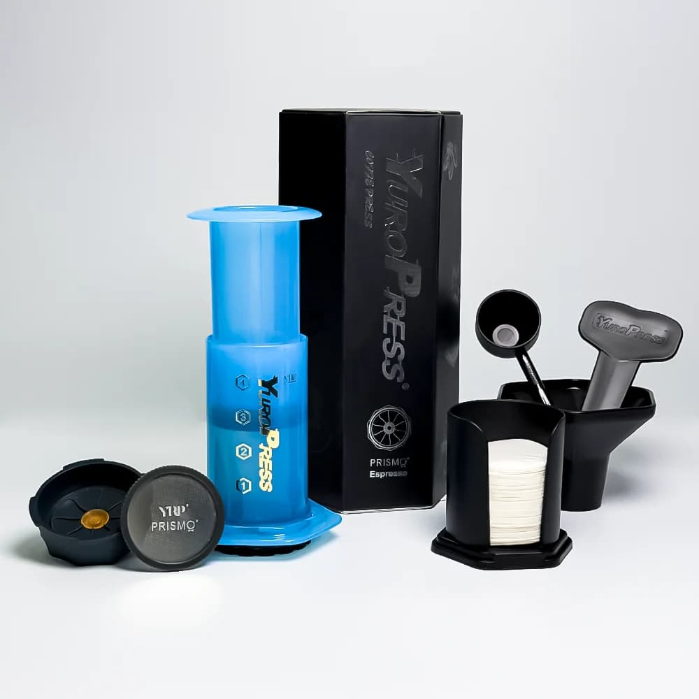 Nešiojamas French press kavos aparatas