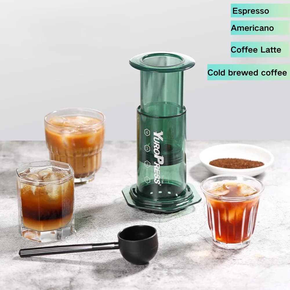 Nešiojama espreso kavos mašina French press